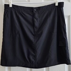 Lee Riders Skort 16 Black Pull On Activeware golf walking
